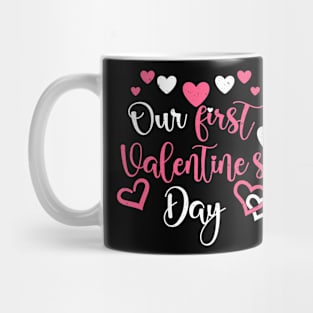 Our First Valentines Day Together 2024 Matching Couple Mug